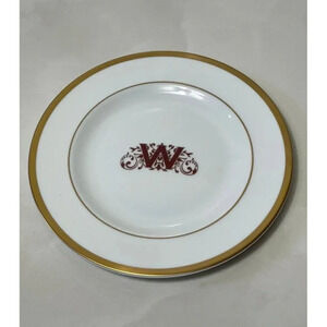 Pickard Signature Round Bread Butter & Plate Hand Decorated Americas Finest 6.5"